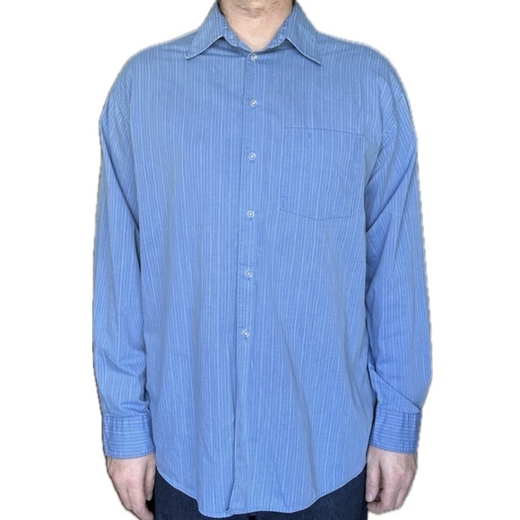 Kenneth Cole - Dress Shirt L 16 34-35 - Picture 1 of 4